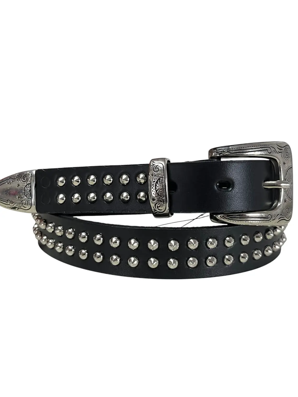 CINTURON DE CUERO LISSETTE negro 1