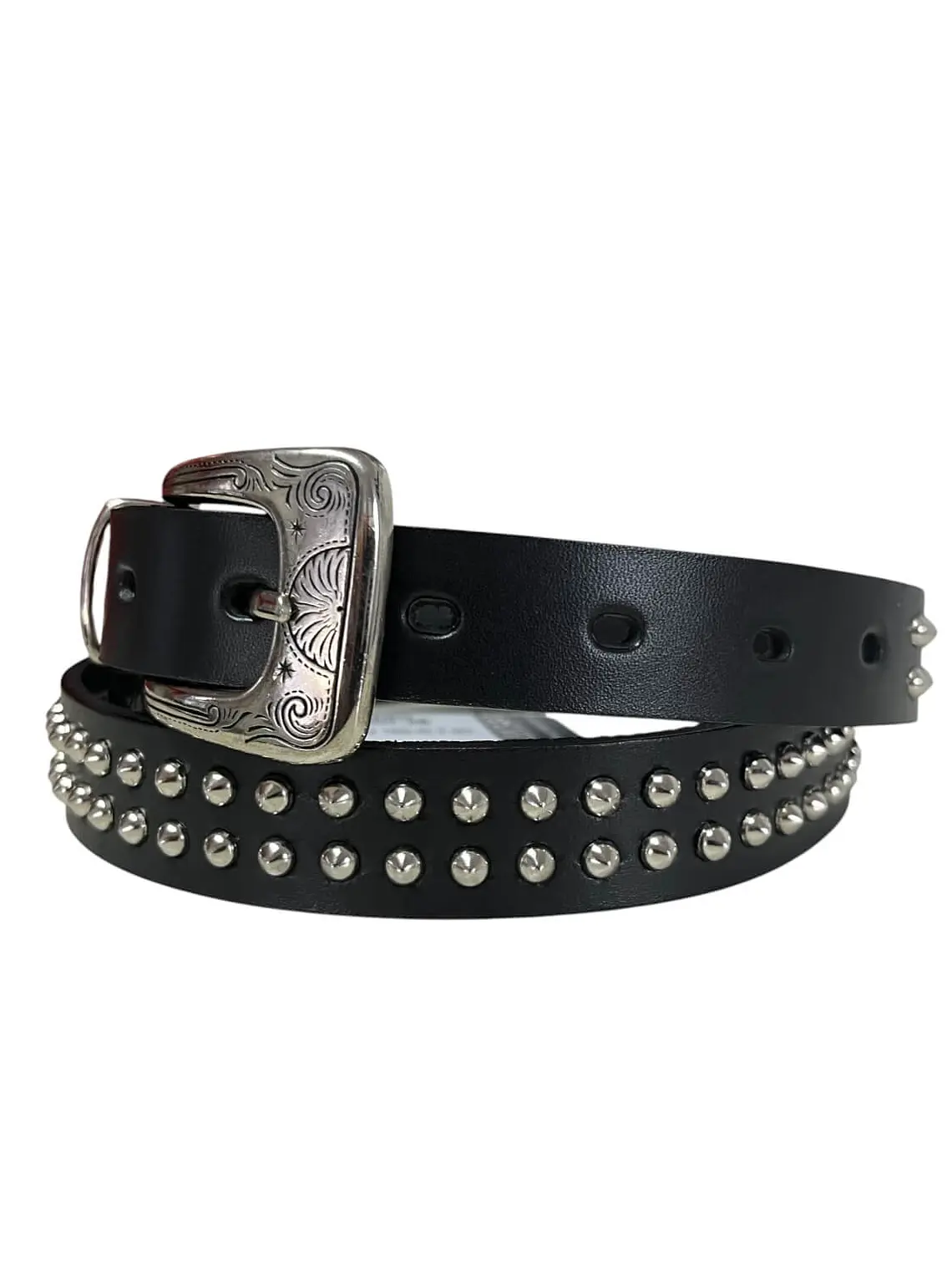 CINTURON DE CUERO LISSETTE negro 3