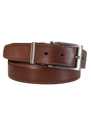 CINTURON DE CUERO GRETTE cognac