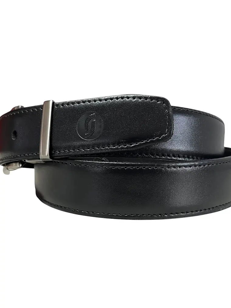 CINTURON DE CUERO GRETTE negro 3