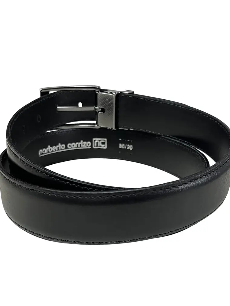 CINTURON DE CUERO GRETTE negro 4