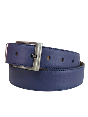 CINTURON DE CUERO GRETTE azul