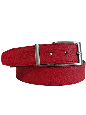 CINTURON DE CUERO GRETTE rojo