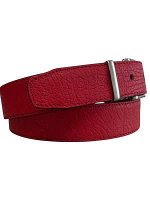 CINTURON DE CUERO GRETTE rojo