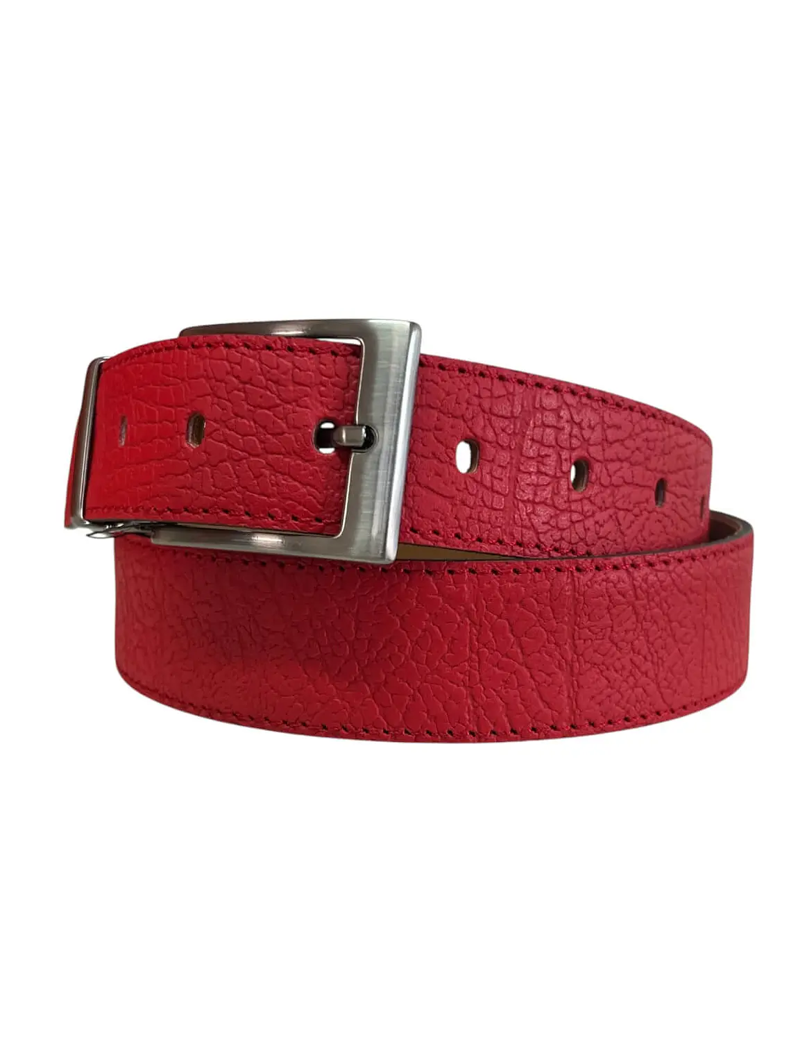 CINTURON DE CUERO GRETTE rojo 3