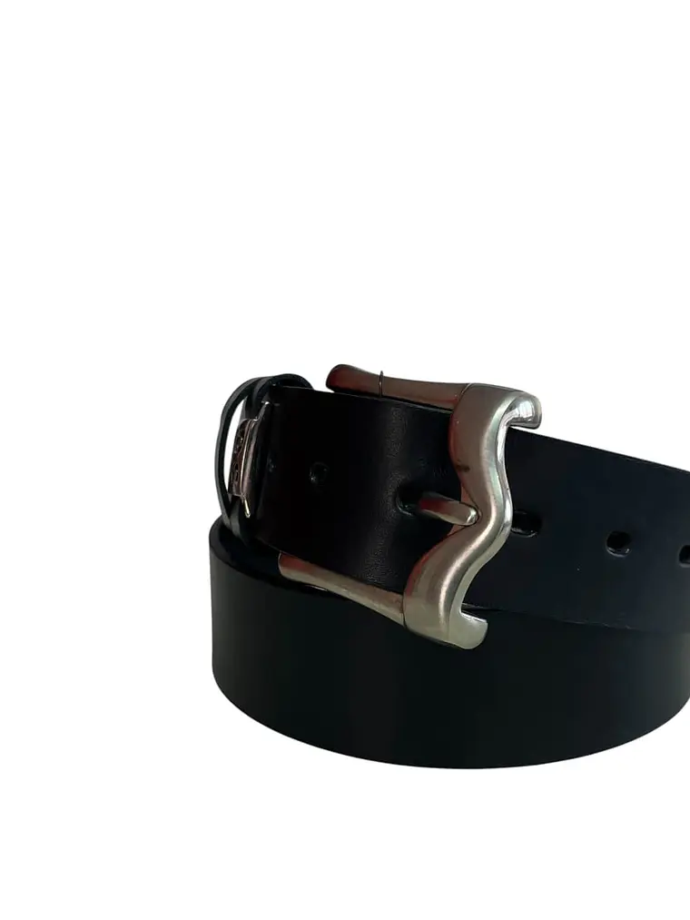 CINTURON DE CUERO MINKA negro 2