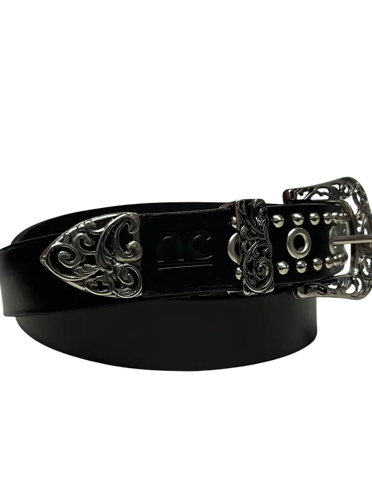 CINTURON DE CUERO INGER negro 2