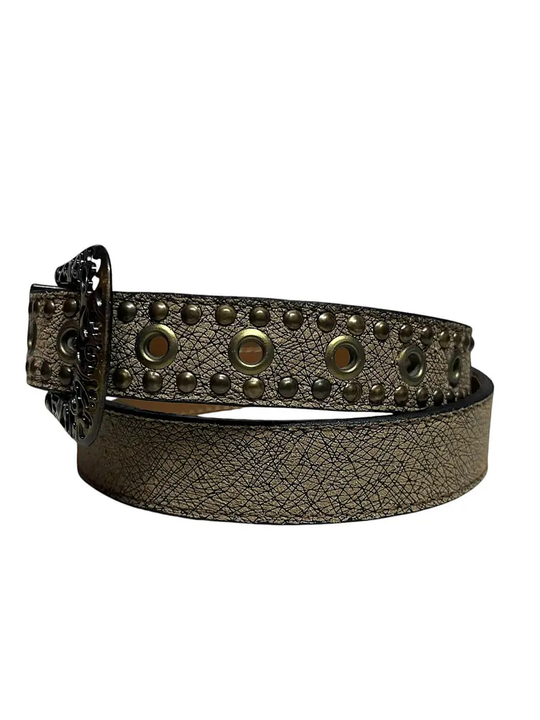 CINTURON DE CUERO INGER café bronce 3