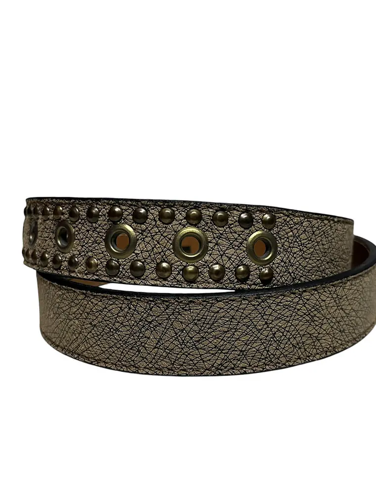 CINTURON DE CUERO INGER café bronce 4