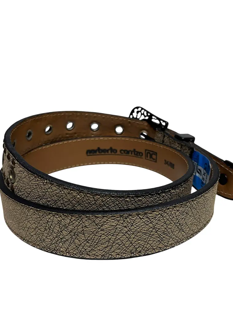 CINTURON DE CUERO INGER café bronce 5