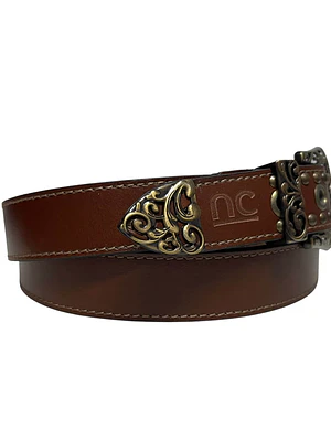 CINTURON DE CUERO INGER cognac