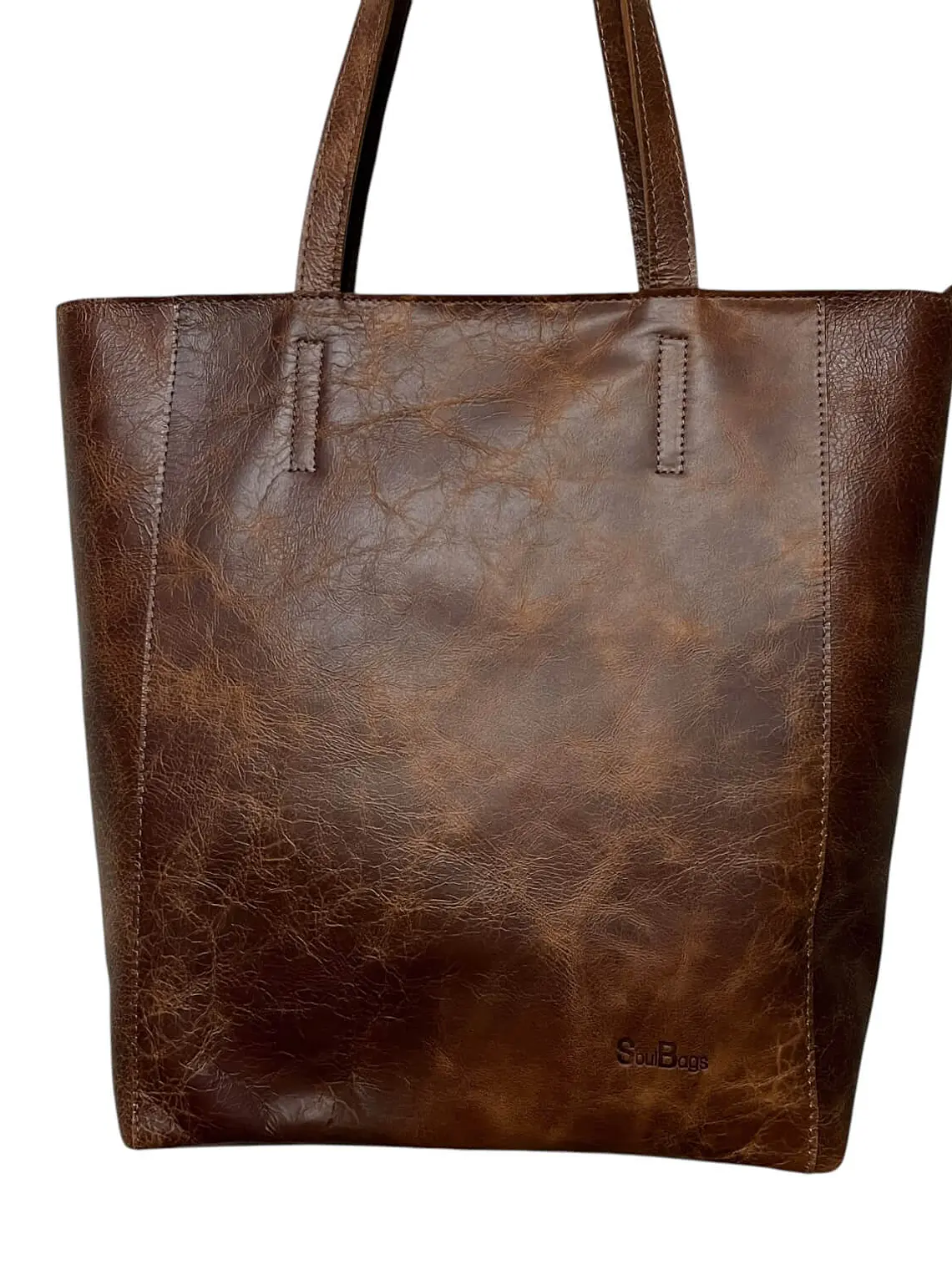 Cartera de Cuero IRINA almendra 2