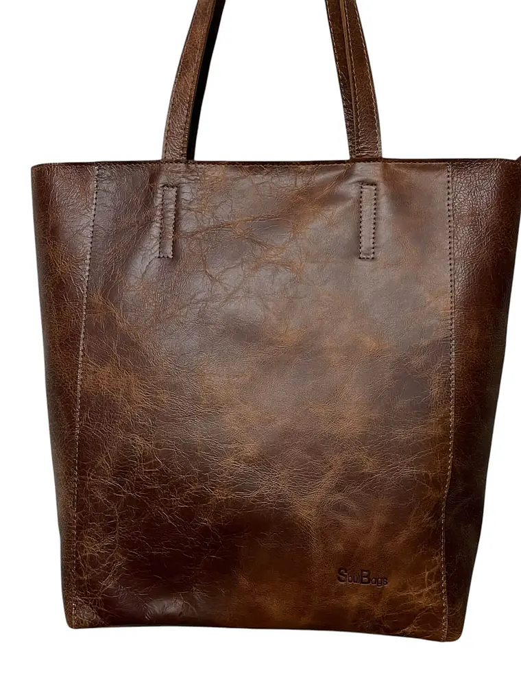 Cartera de Cuero IRINA almendra 2