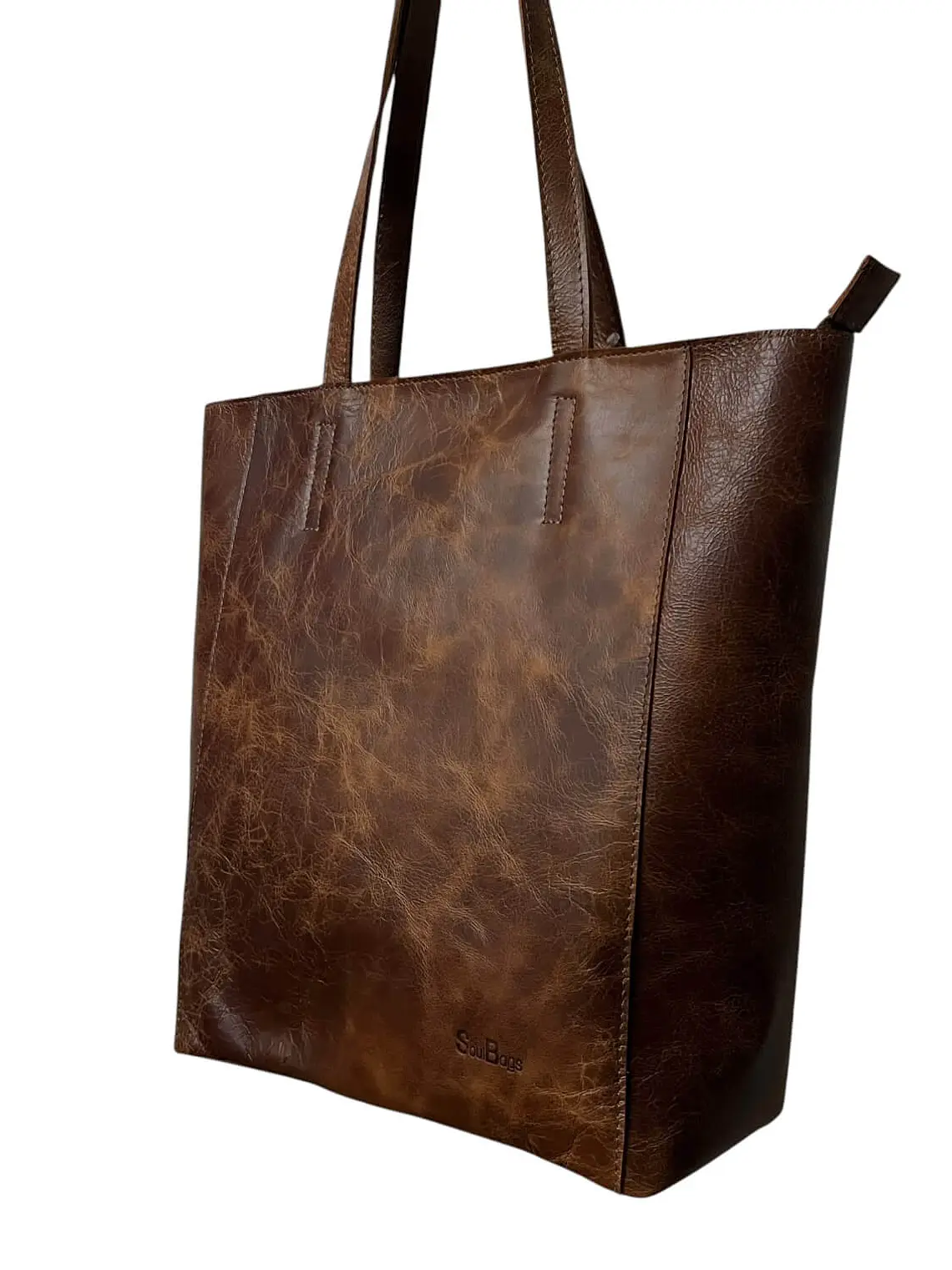 Cartera de Cuero IRINA almendra 3