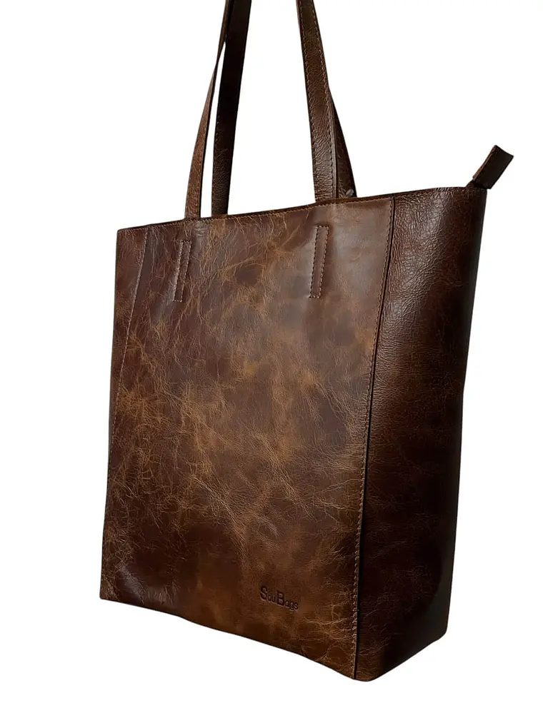 Cartera de Cuero IRINA almendra 3