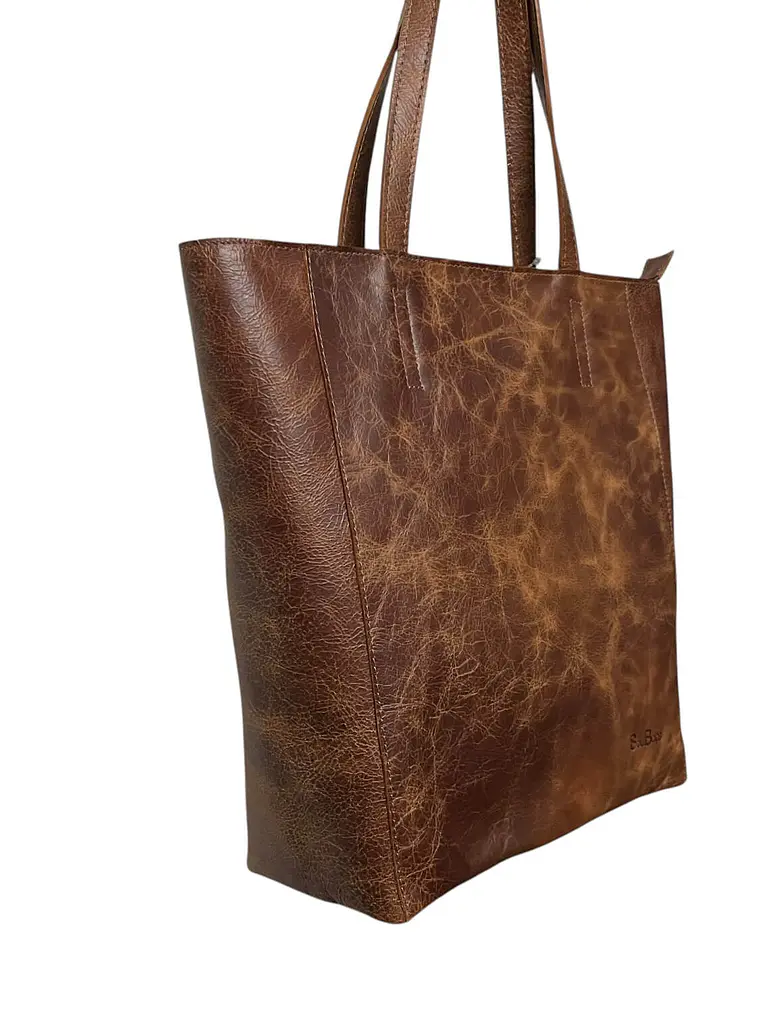 Cartera de Cuero IRINA almendra 4