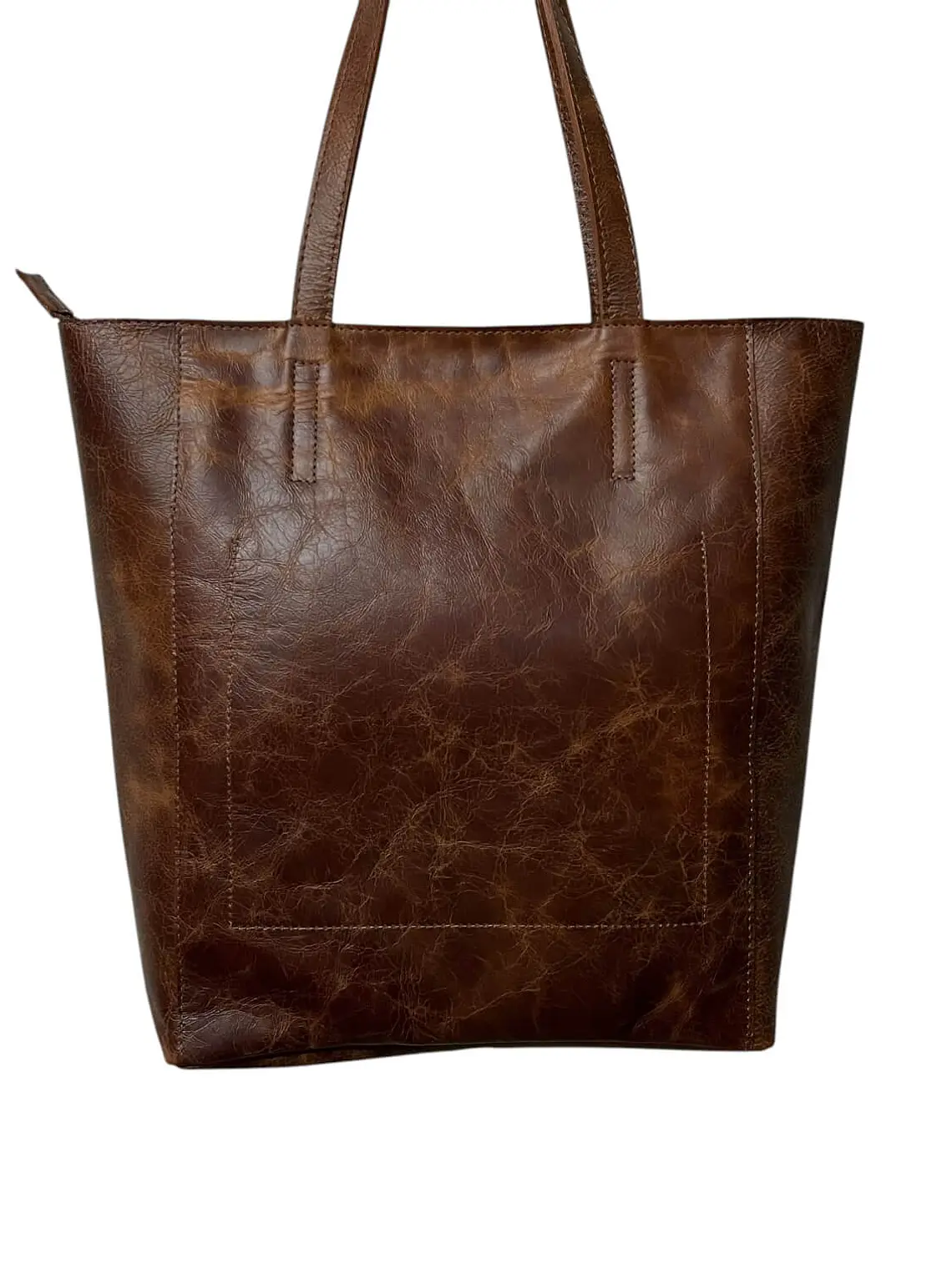 Cartera de Cuero IRINA almendra 5