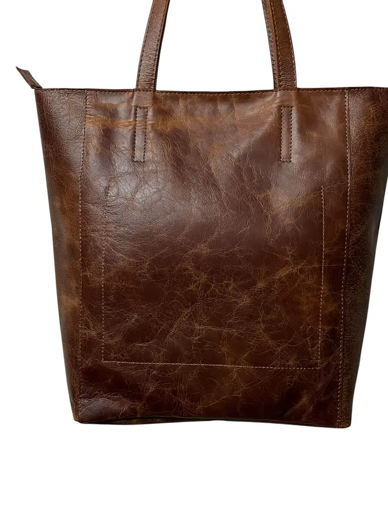 Cartera de Cuero IRINA almendra 6