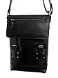 Morral de Cuero LUCIA negro - Miniatura 1