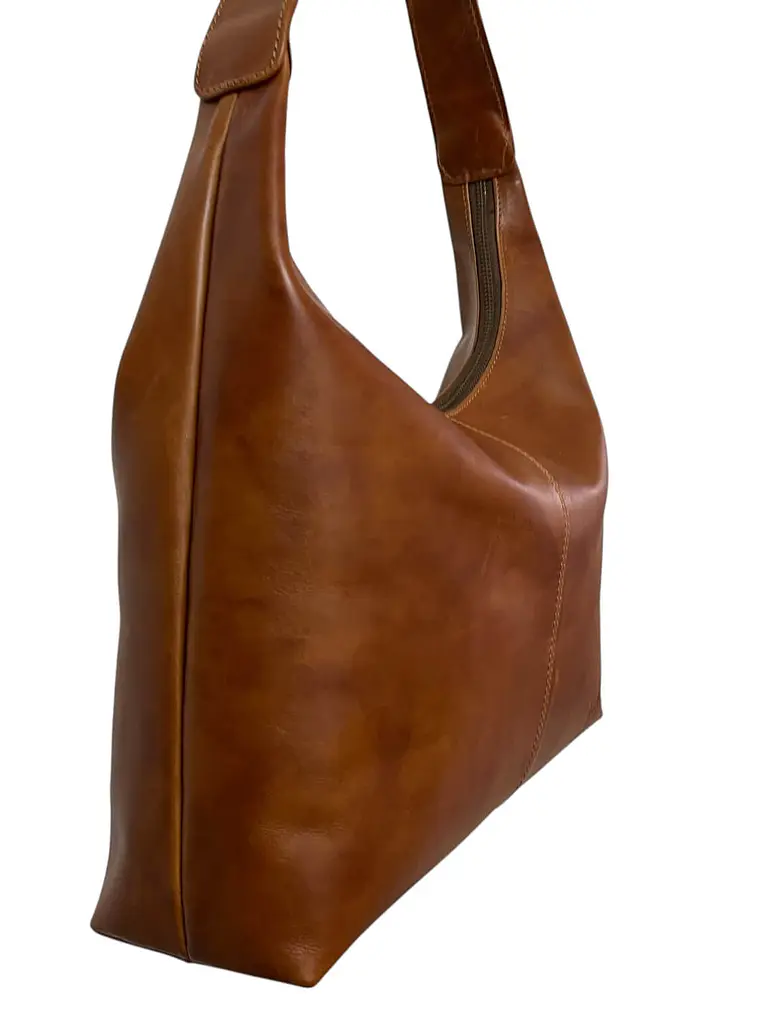 Cartera de Cuero FREYA curry 3