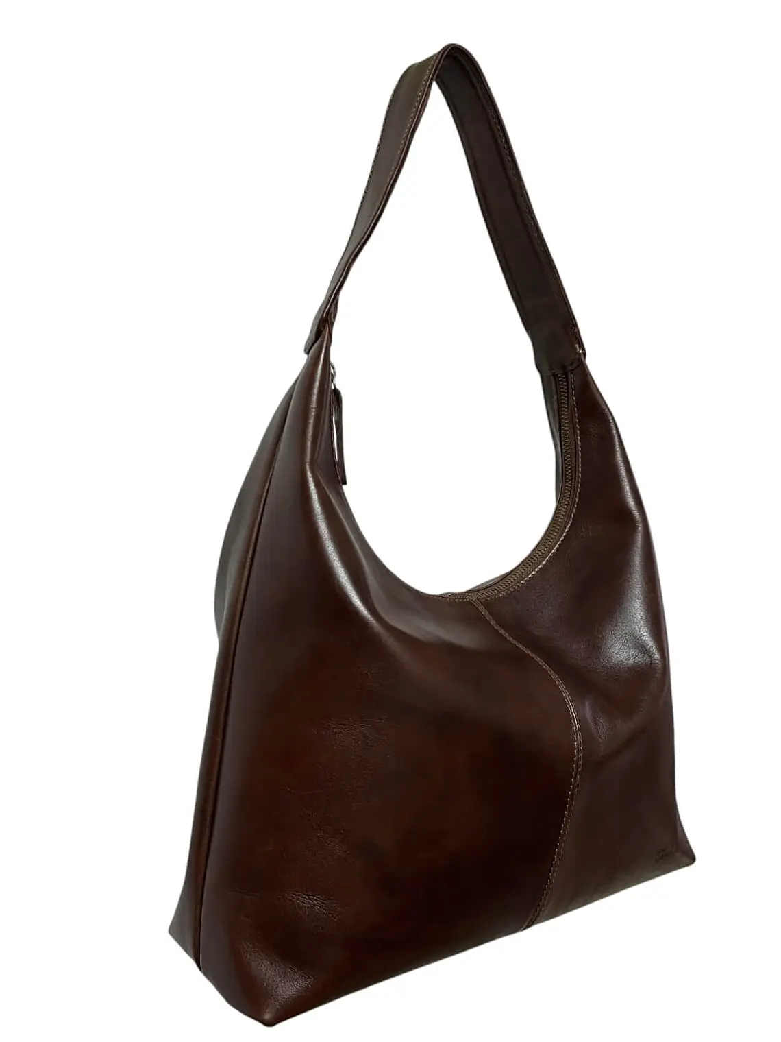 Cartera de Cuero FREYA castaño 1