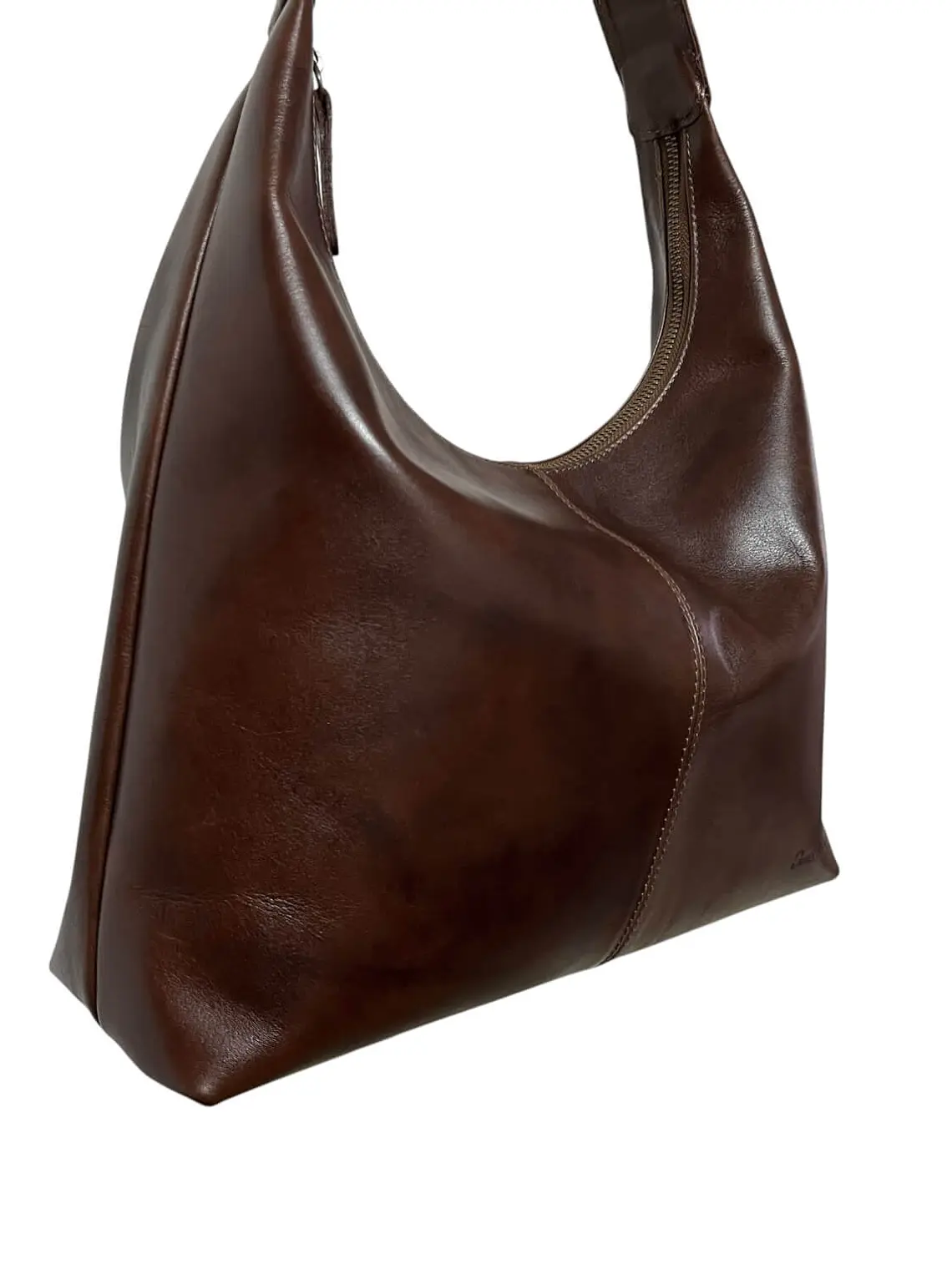 Cartera de Cuero FREYA castaño 3