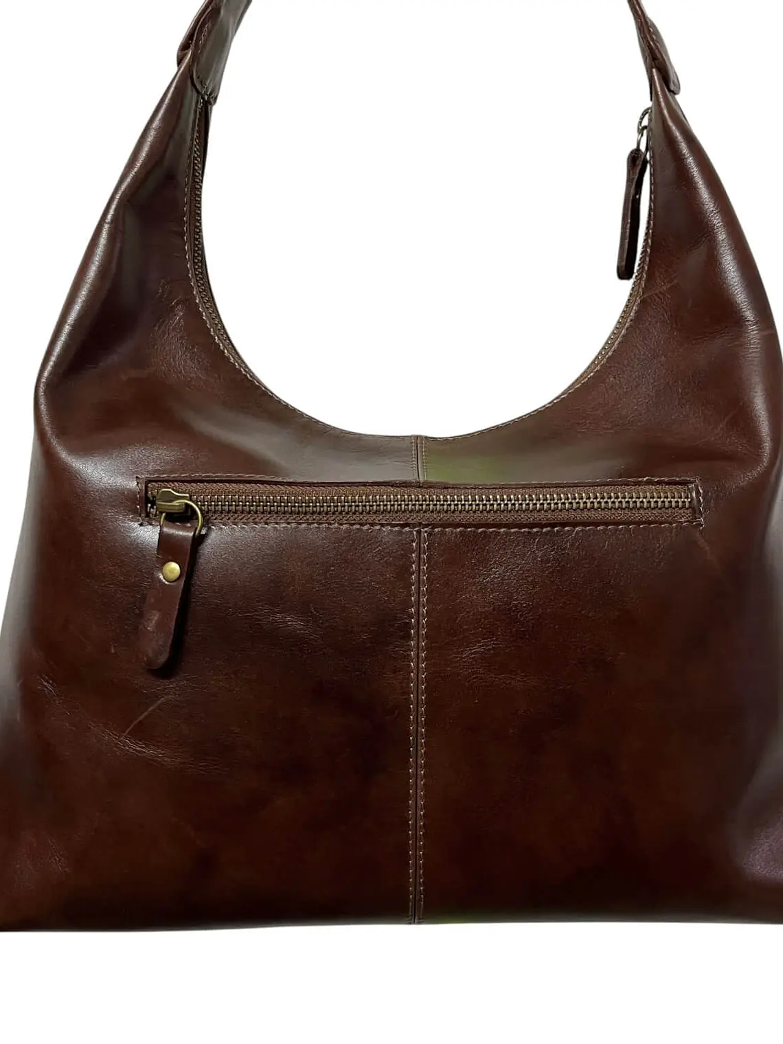 Cartera de Cuero FREYA castaño 6