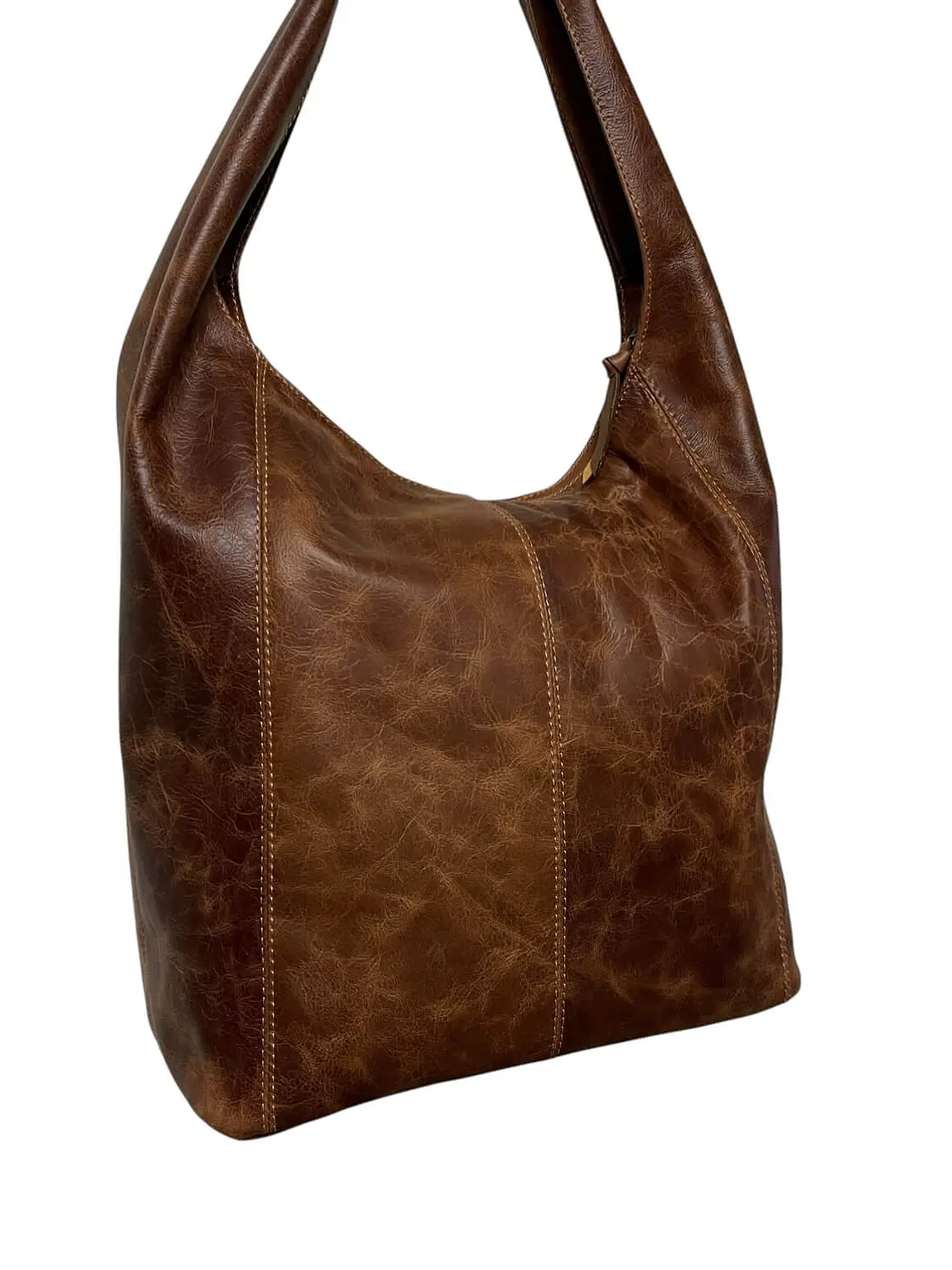 Cartera de Cuero IRMA almendra 4
