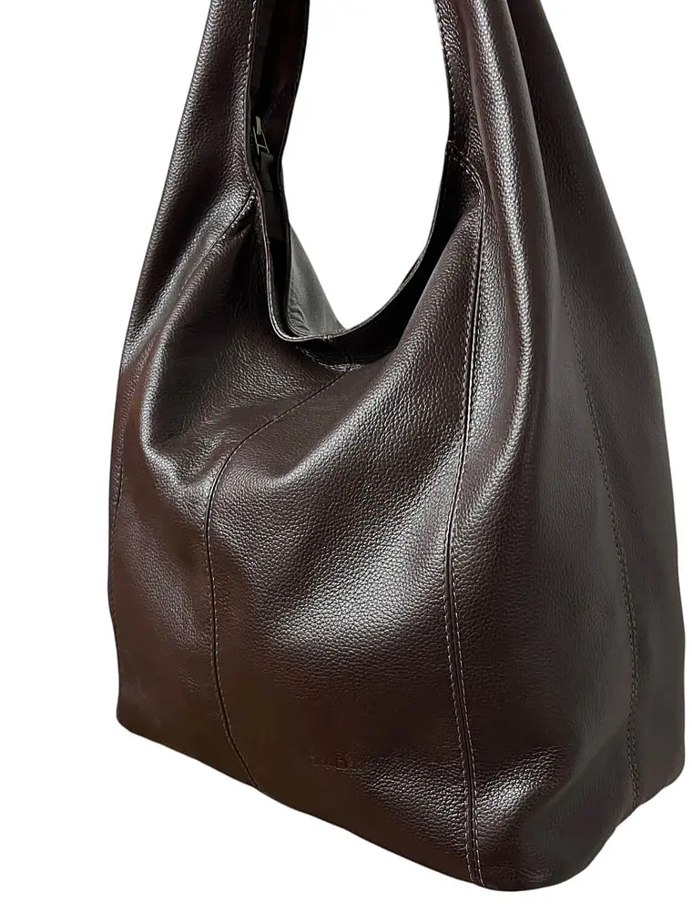 Cartera de Cuero IRMA chocolate 2