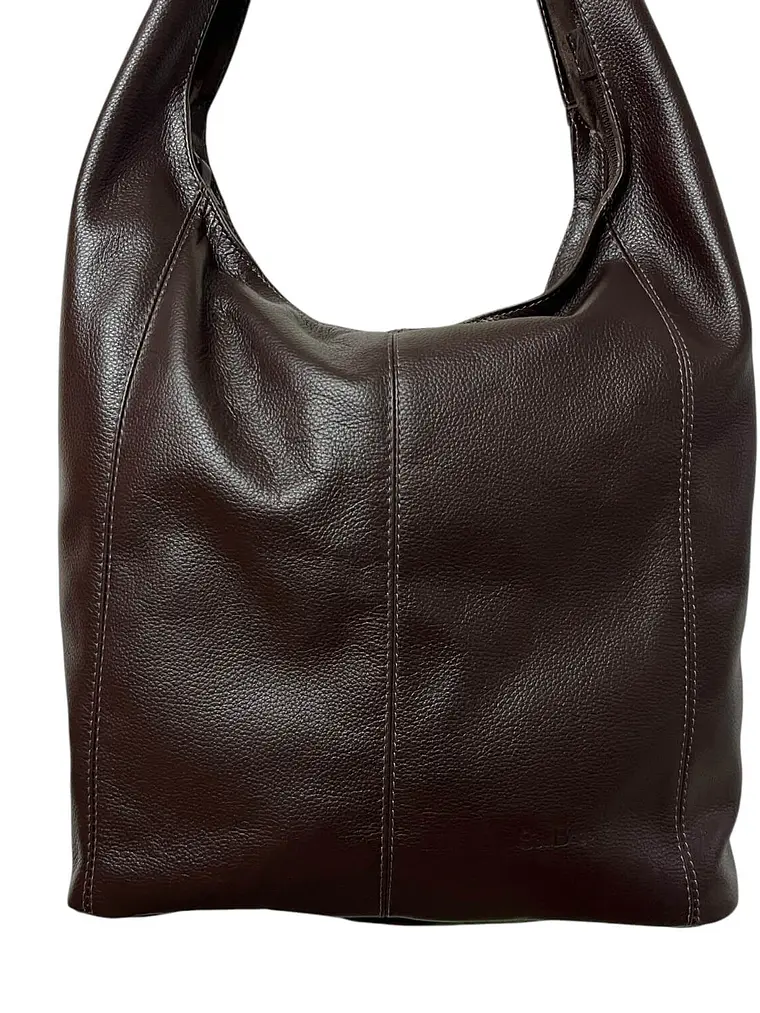 Cartera de Cuero IRMA chocolate 3