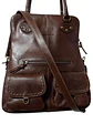 Cartera de Cuero HAYDEE castaño - Miniatura 2