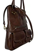 Cartera de Cuero HAYDEE castaño - Miniatura 5