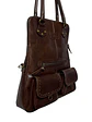 Cartera de Cuero HAYDEE castaño - Miniatura 8