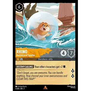 001/204 Rhino - Motivational Speaker