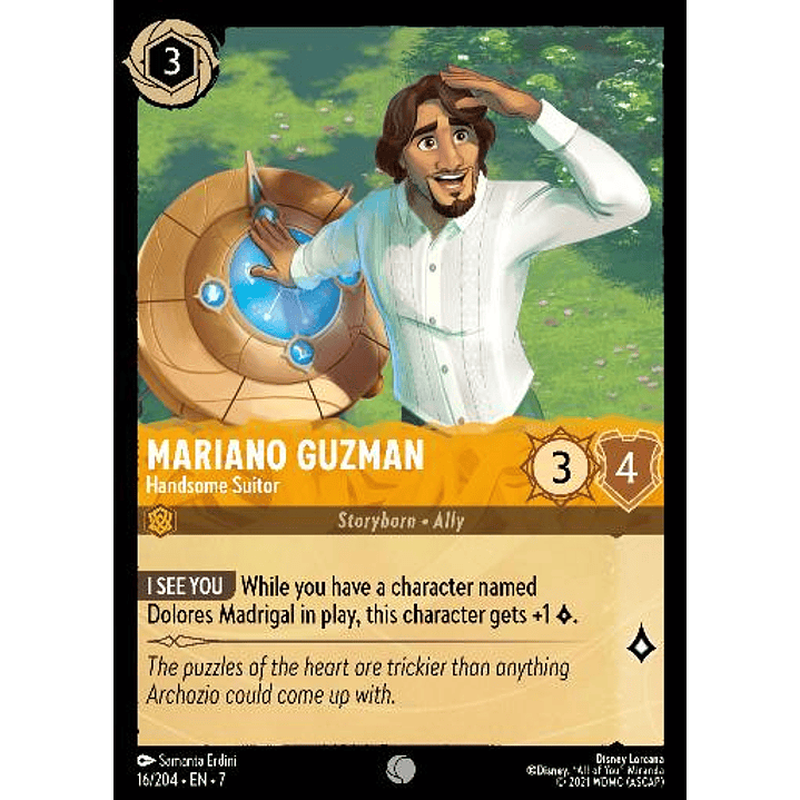 016/204 Mariano Guzman - Handsome Suitor 1