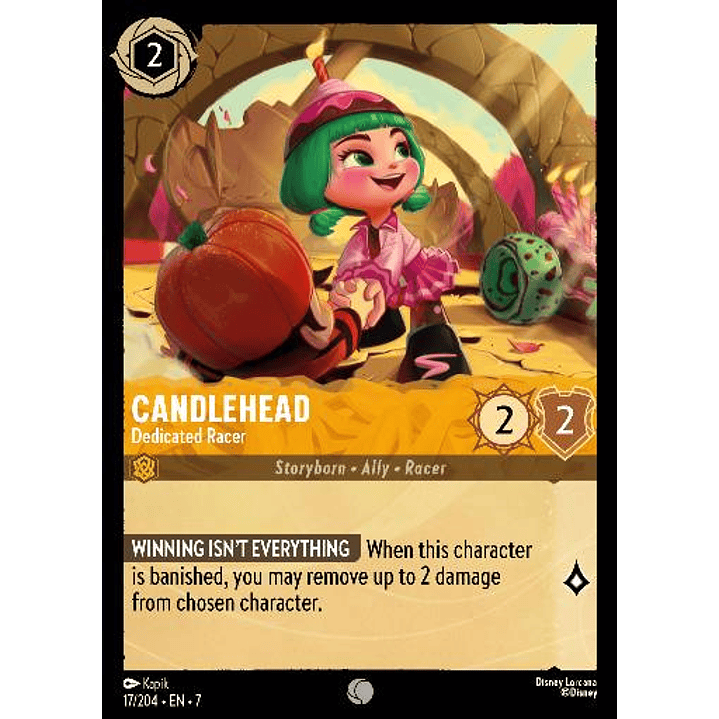 017/204 Candlehead - Dedicated Racer 1