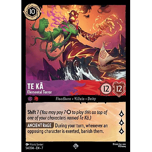 054/204 Te Ka - Elemental Terror