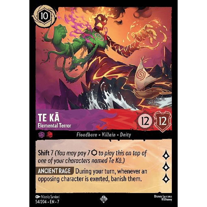 054/204 Te Ka - Elemental Terror 1