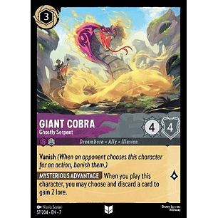 057/204 Giant Cobra - Ghostly Serpent
