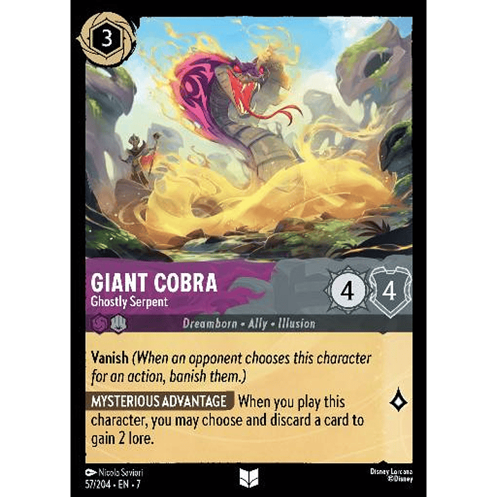 057/204 Giant Cobra - Ghostly Serpent 1
