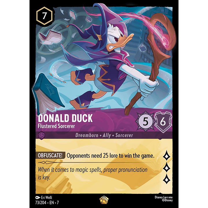 073/204 Donald Duck - Flustered Sorcerer 1