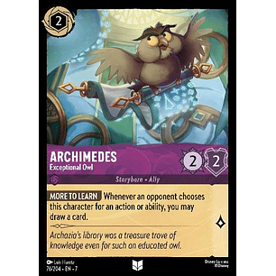 076/204 Archimedes - Exceptional Owl