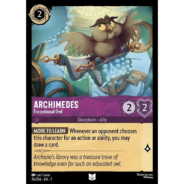 076/204 Archimedes - Exceptional Owl 1