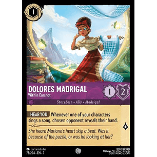 078/204 Dolores Madrigal - Within Earshot