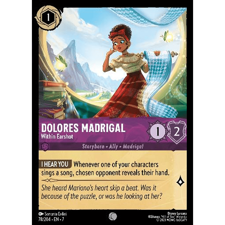 078/204 Dolores Madrigal - Within Earshot 1