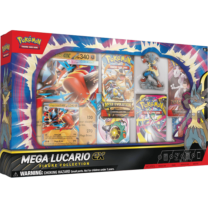 Pokémon TCG – Mega Lucario Figure Collection | Inglés 1