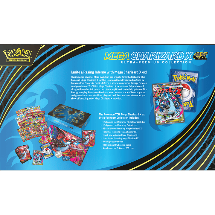 Pokémon TCG - Mega Charizard X ex Ultra-Premium Collection (Phantasmal Flames) 5