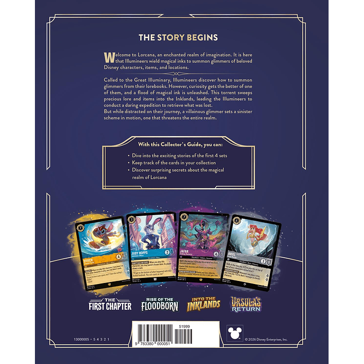 [PREVENTA] Disney Lorcana - Official Collector's Guide - Sets 1-4 2
