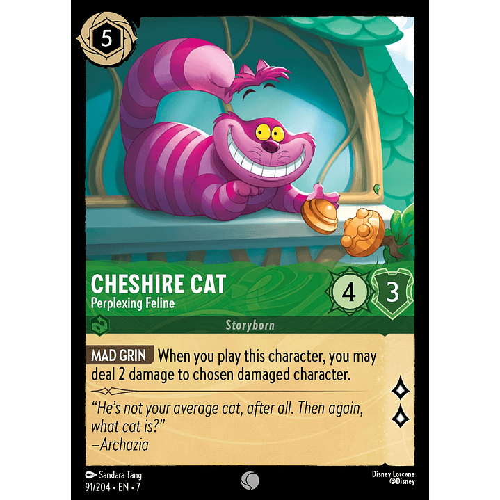 091/204 Cheshire Cat - Perplexing Feline 1