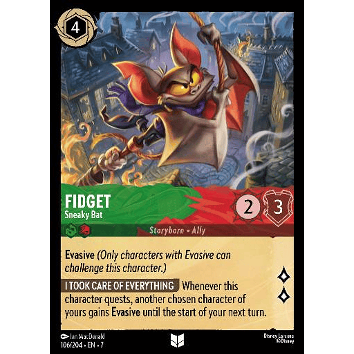106/204 Fidget - Sneaky Bat 1